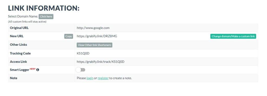 Grabify IP logger trackin code