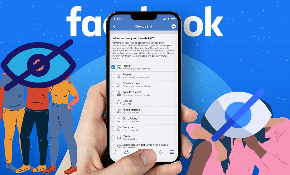 How to Make Friends List Private on Facebook