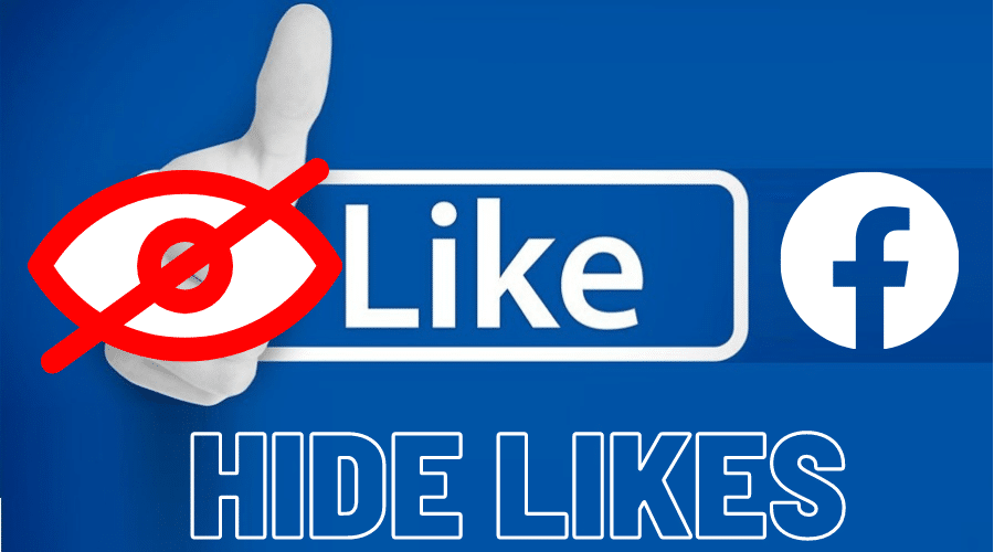 How to hide likes on Facebook