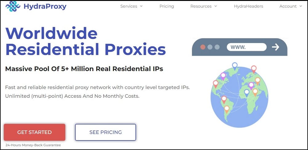 Hydraproxy Residential Proxies