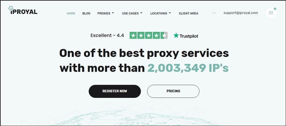 IPRoyal Homepage