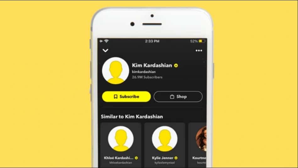 Make subscriber count visible on Snapchat public profile