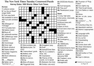 New York Times Crossword