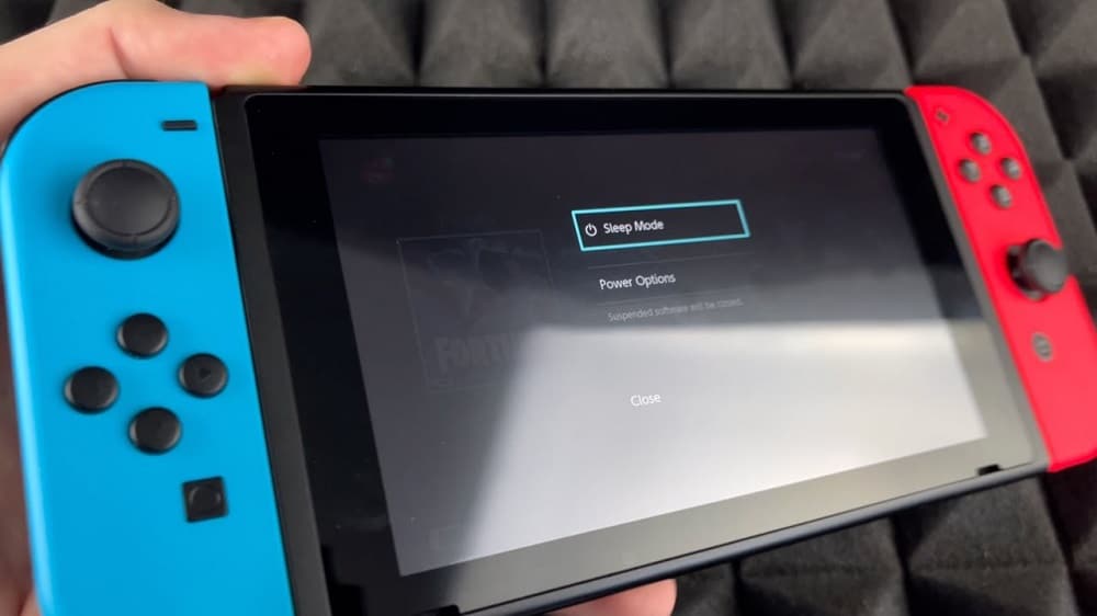 Put Nintendo Switch into sleep mode via the console