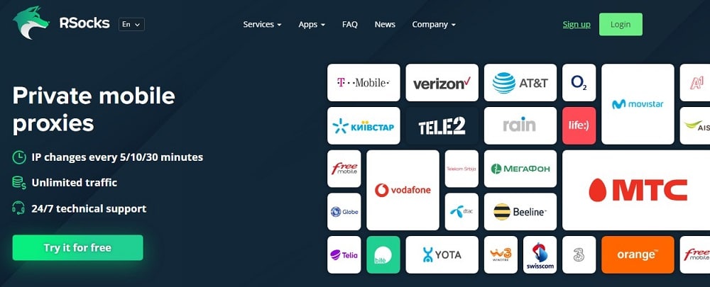 RSocks Mobile Proxies