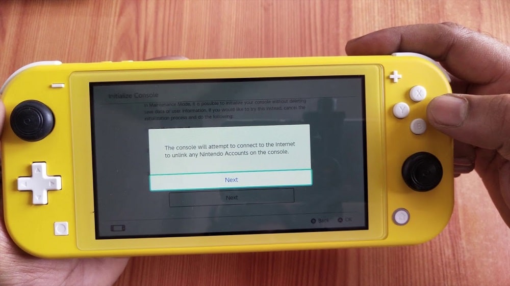 Reset Nintendo Switch Lite Without Wiping Out Data