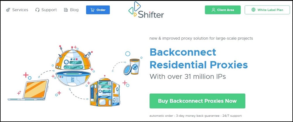 Shifter Backconect Residential Proxies