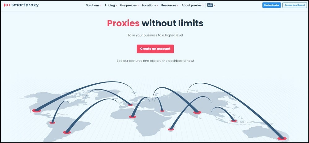 SmartProxy Homepage