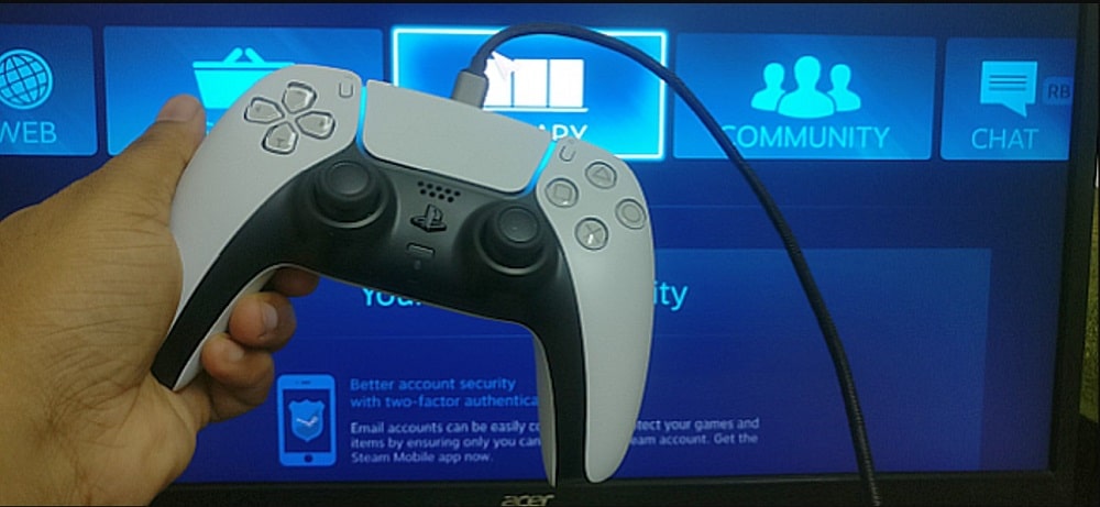 Soft Reset a PS5 Controller