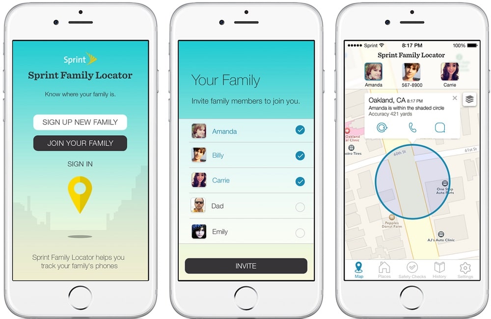 Sprint Family Locator