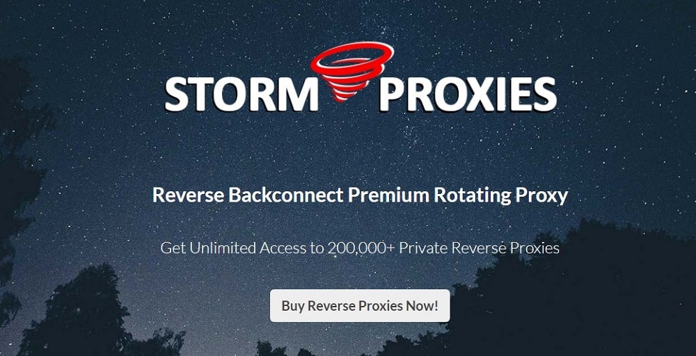 Stormproxies for rotating proxies