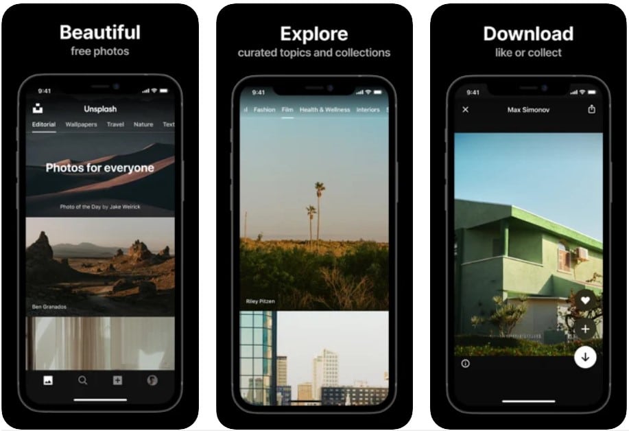 Unsplash for iPhone