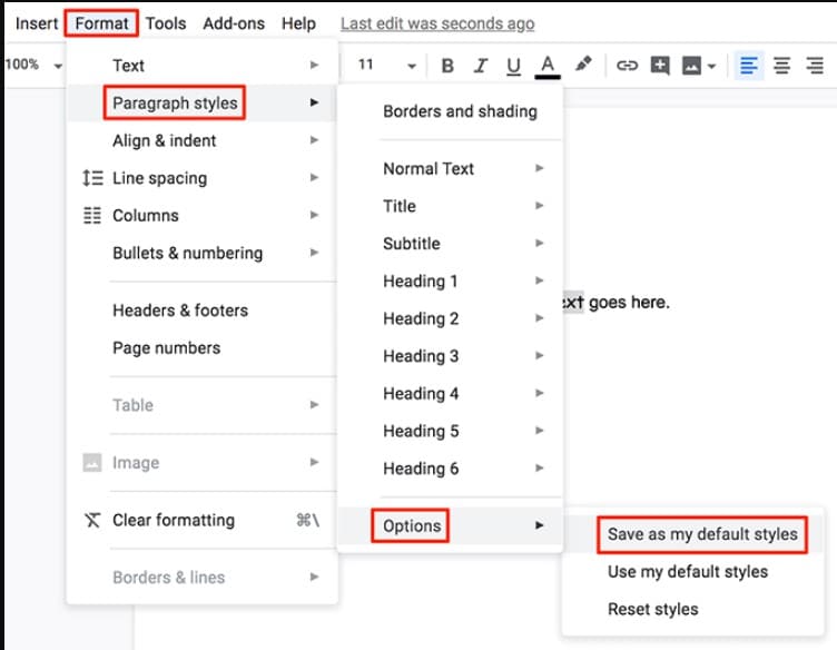 Upload your fonts to Google Docs process