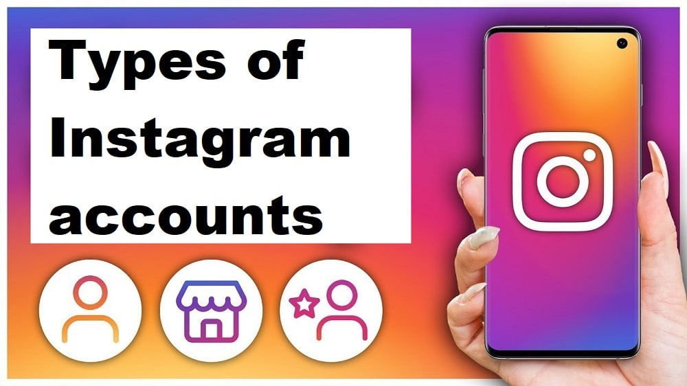 types of insta account