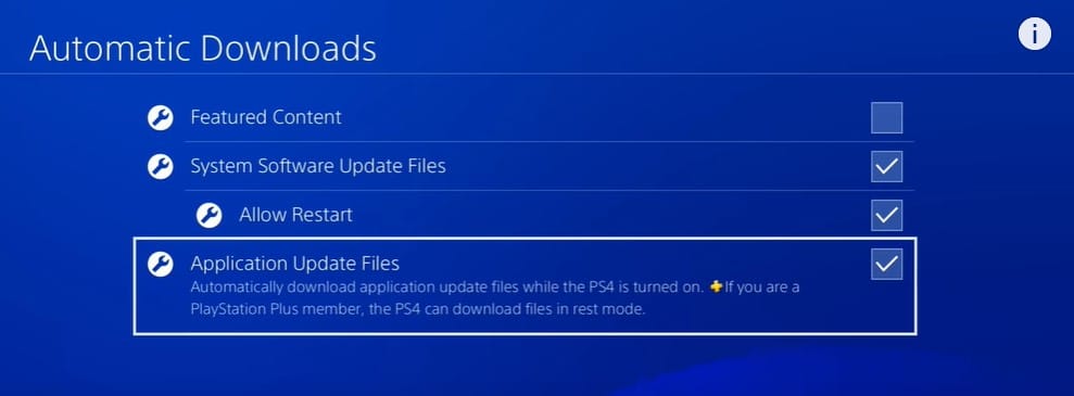 Application Update Files