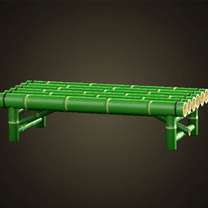 Bamboo bench