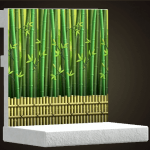 Bamboo-grove wall