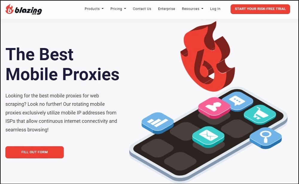 Blazing Seo for the best Mobile Proxies
