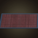 Dark bamboo rug