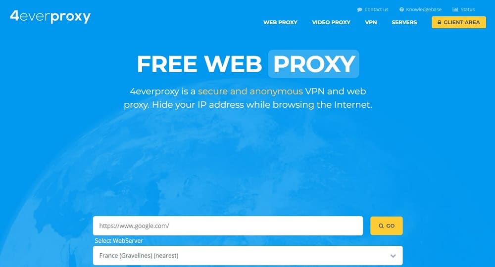 One of the Best web Proxy Site is 4EverProxy