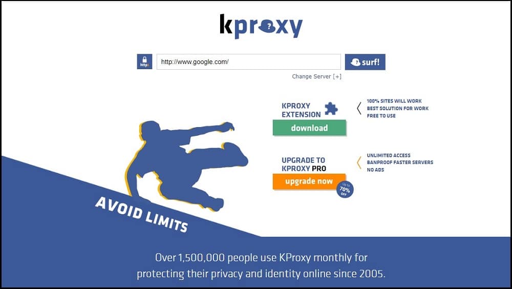 One of the Best web Proxy Site is KProxy