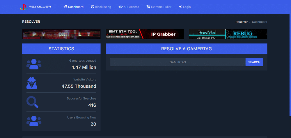 PlayStation resolvers