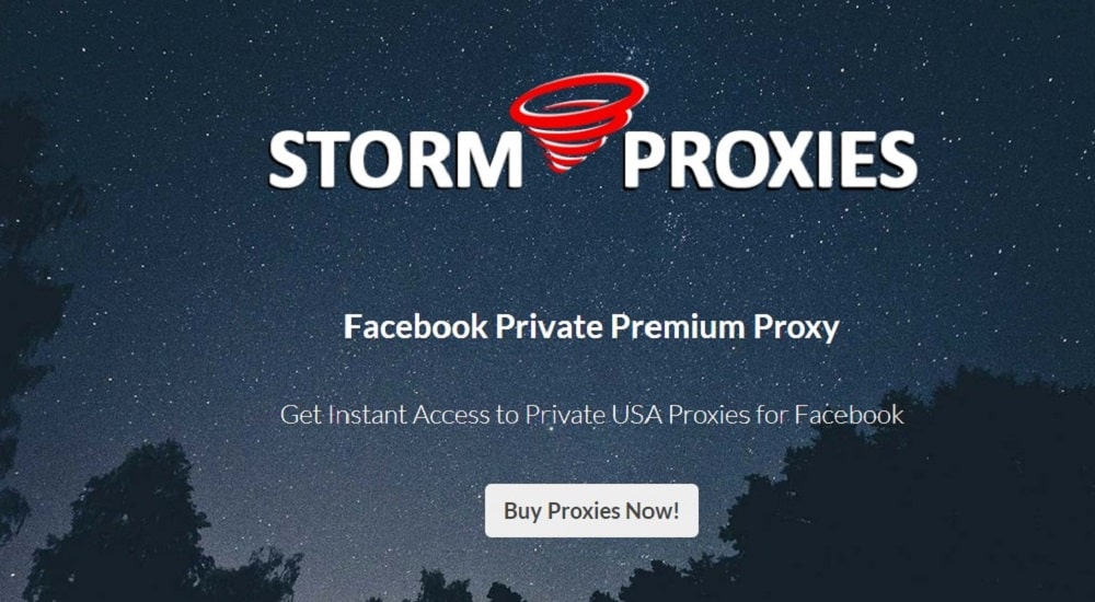 Stormproxies for Facebook Private Proxy