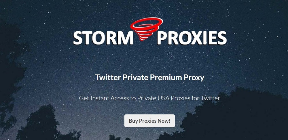 Stormproxies for Twitter Proxies