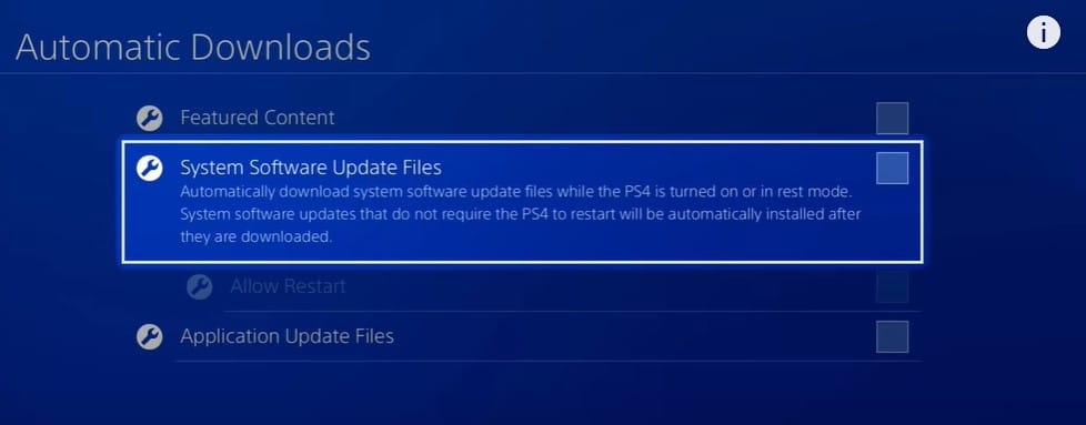 System Software Update Files