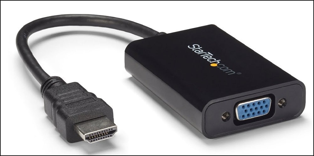 Using HDMI to VGA converter