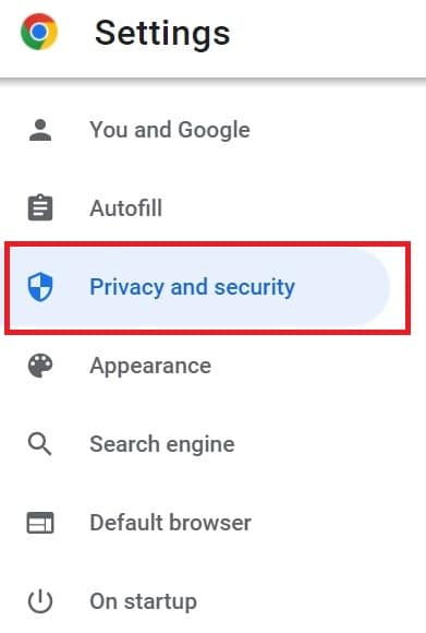 privacy chrome