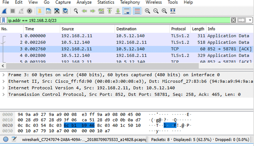 stranger’s IP address