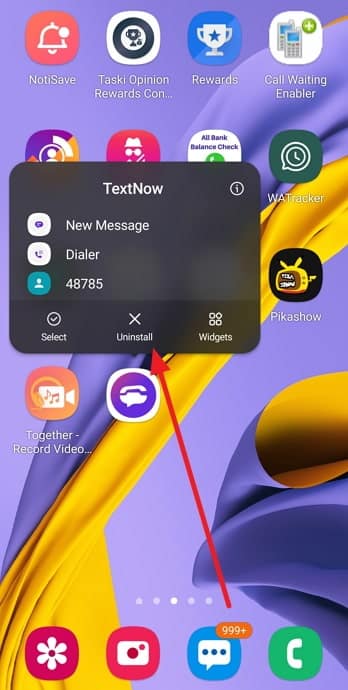 Delete TextNow Account Permanently