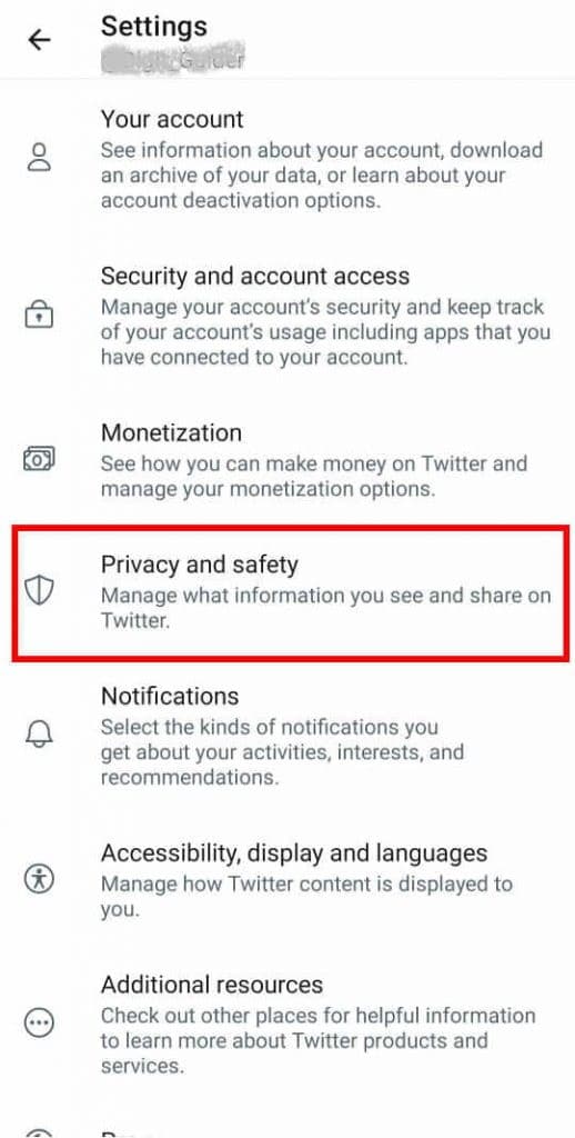 Privacy-and-Safety-on-Twitter-from-Android-mobile