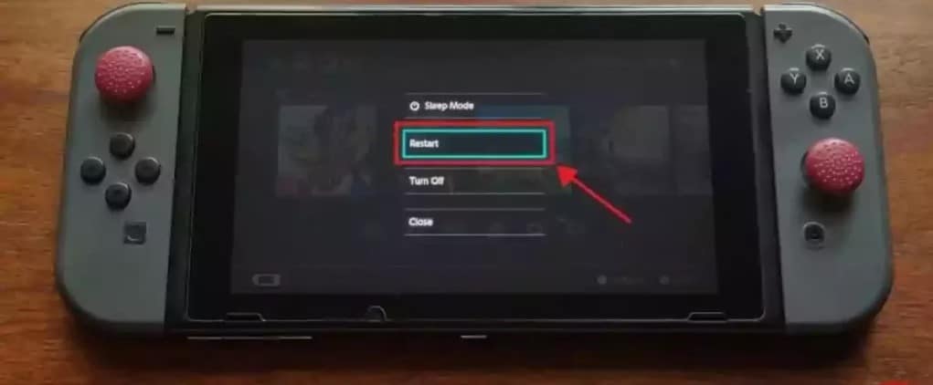 Restarting the Nintendo Switch Console