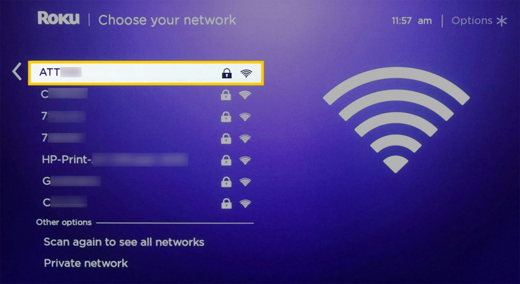 Roku TV Properly Connected to the WiFi Network