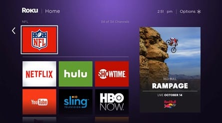 Select Streaming Channels to open the Channel Store