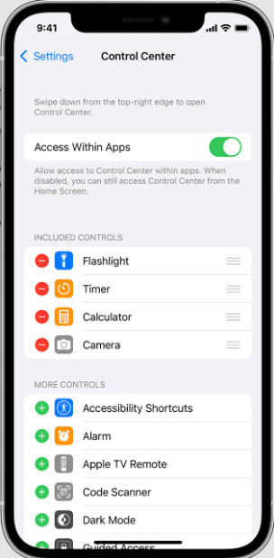 Settings app