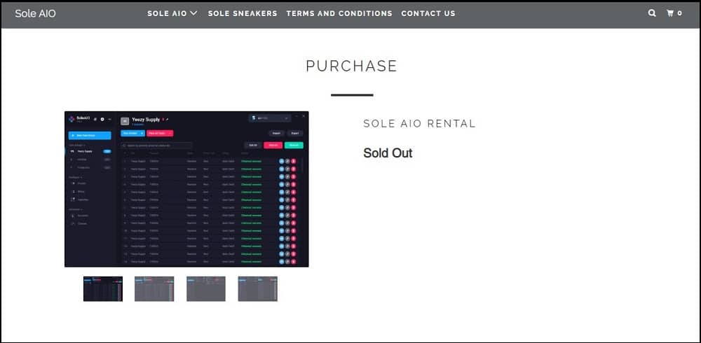 Sole AIO overview