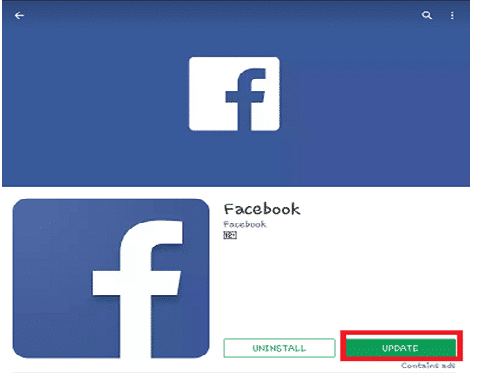 The Facebook App Needs To Be Updated