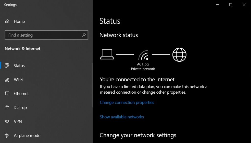 Windows-10-network-settings