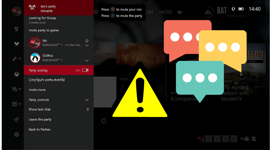 Xbox Party Chat not Working
