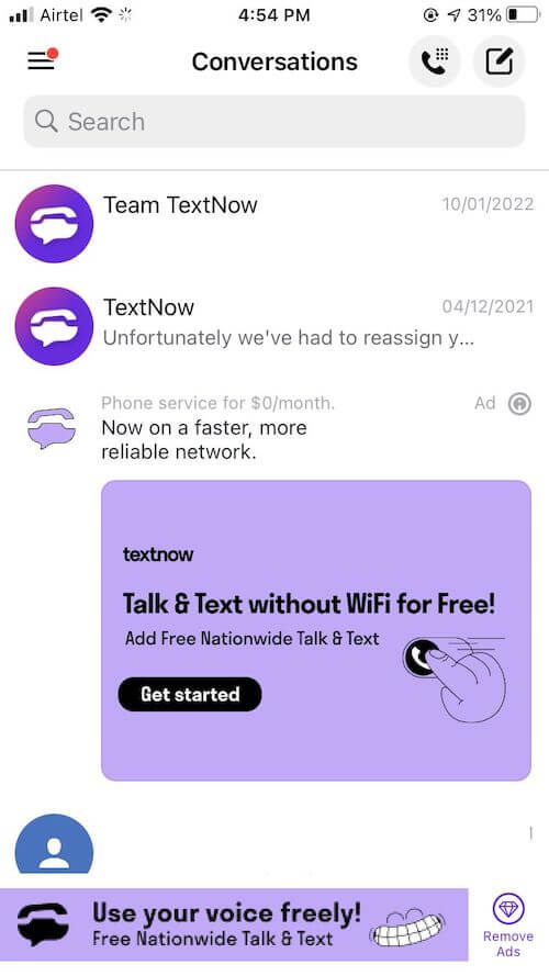 hamburger icon-textnow-account