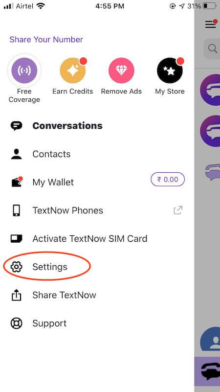 settings-textnow