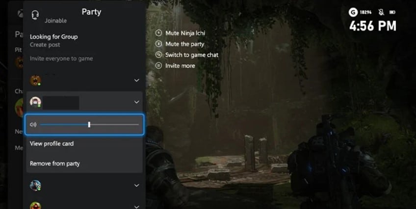xbox-party-chat-volume