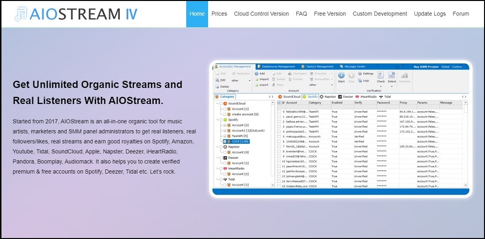 AIOStream Homepage