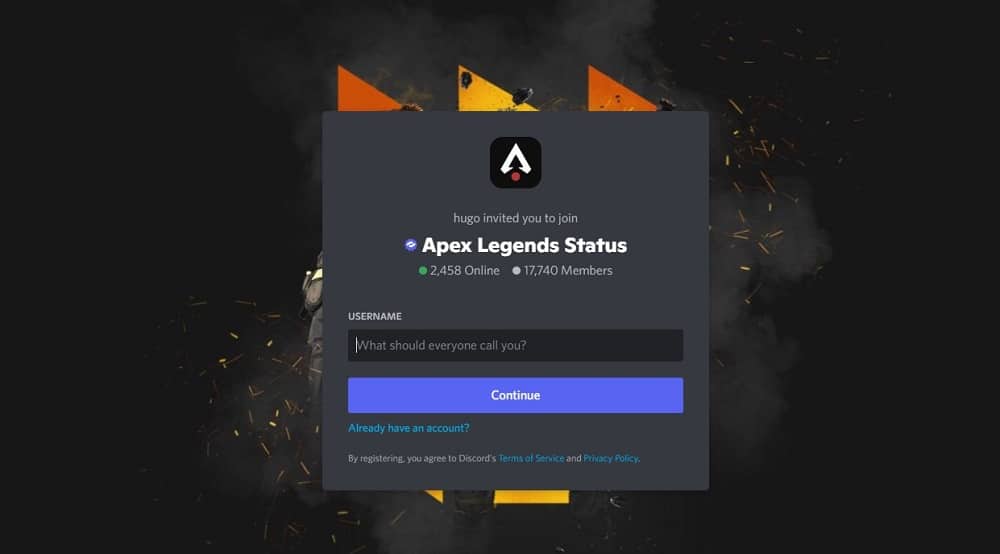 Apex Legend Status overview