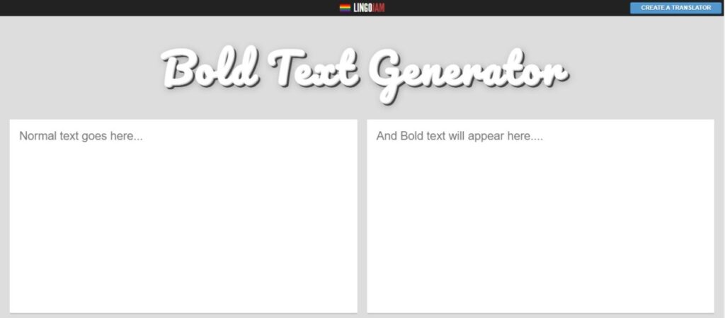 Bold Text generator