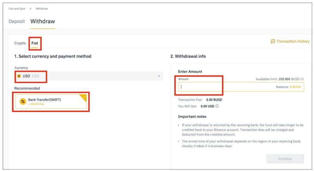 Ensure your details are correct