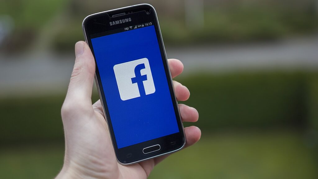 Facebook mobile app and log in to your account